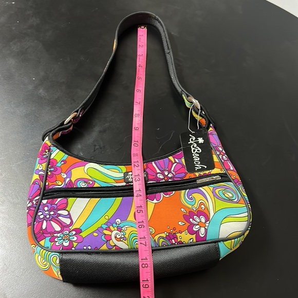 Beach by CLC. Mod art design, like new inside zipper pocket front zipper pocket - Picture 3 of 16